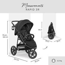 Коляска прогулочная HAUCK Rapid 3R Black (14854-9)