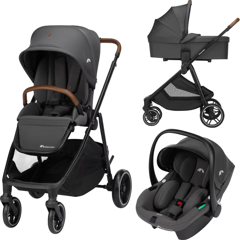 Коляска универсальная BEBE CONFORT LUVIA TRIO 3в1 Mineral Graphite (1994153210)