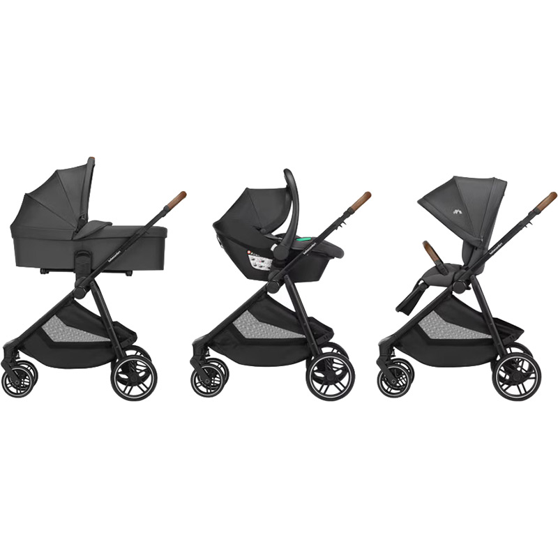 Коляска универсальная BEBE CONFORT LUVIA TRIO 3в1 Mineral Graphite (1994153210) Тип универсальная 3 в 1