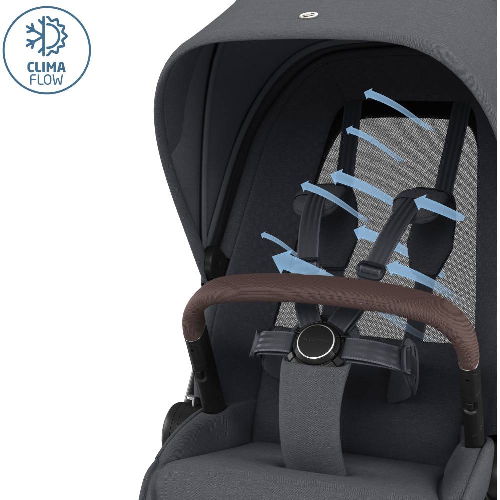 Заказать Коляска прогулочная MAXI-COSI FAME Twillic Graphite (1122204110)