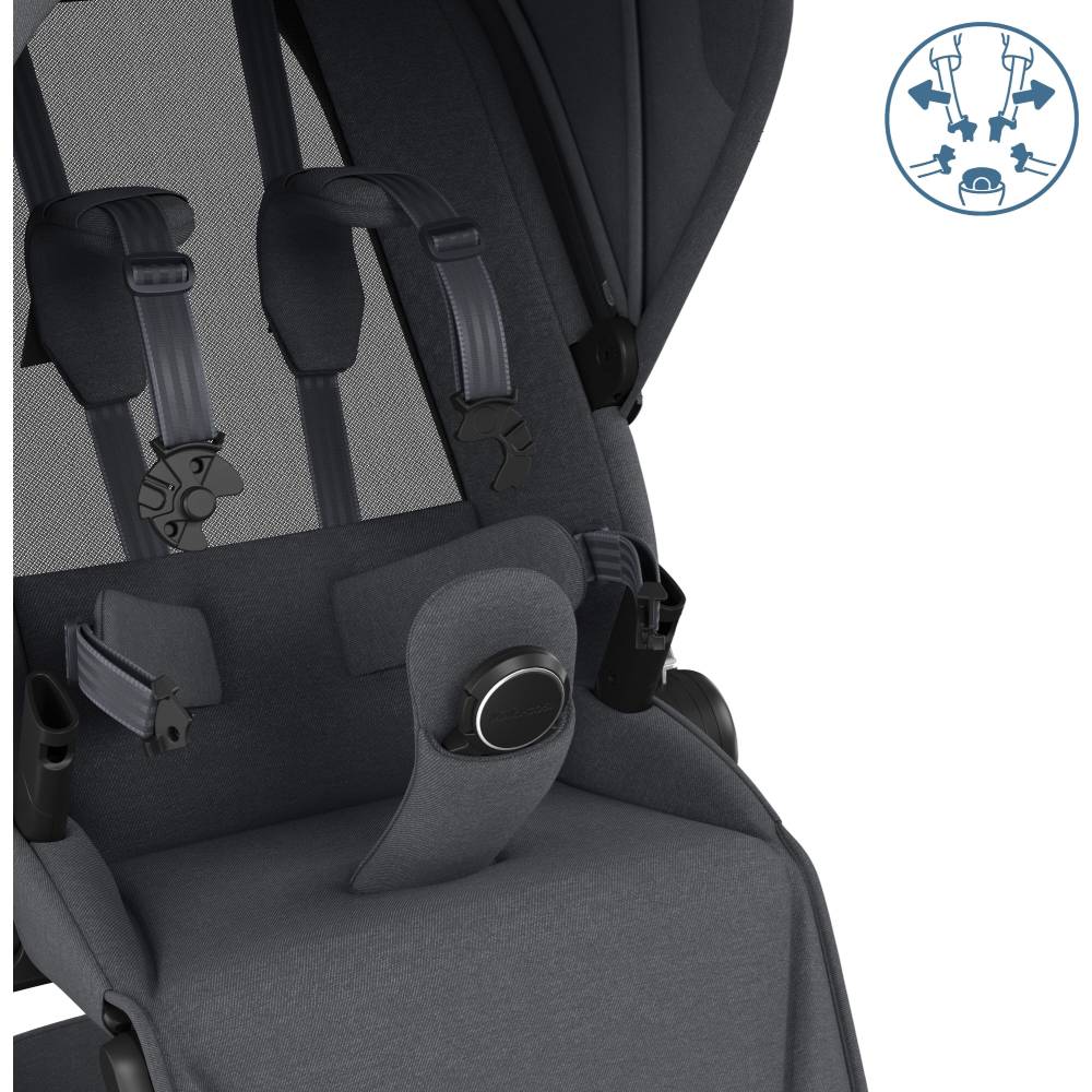 Внешний вид Коляска прогулочная MAXI-COSI FAME Twillic Graphite (1122204110)