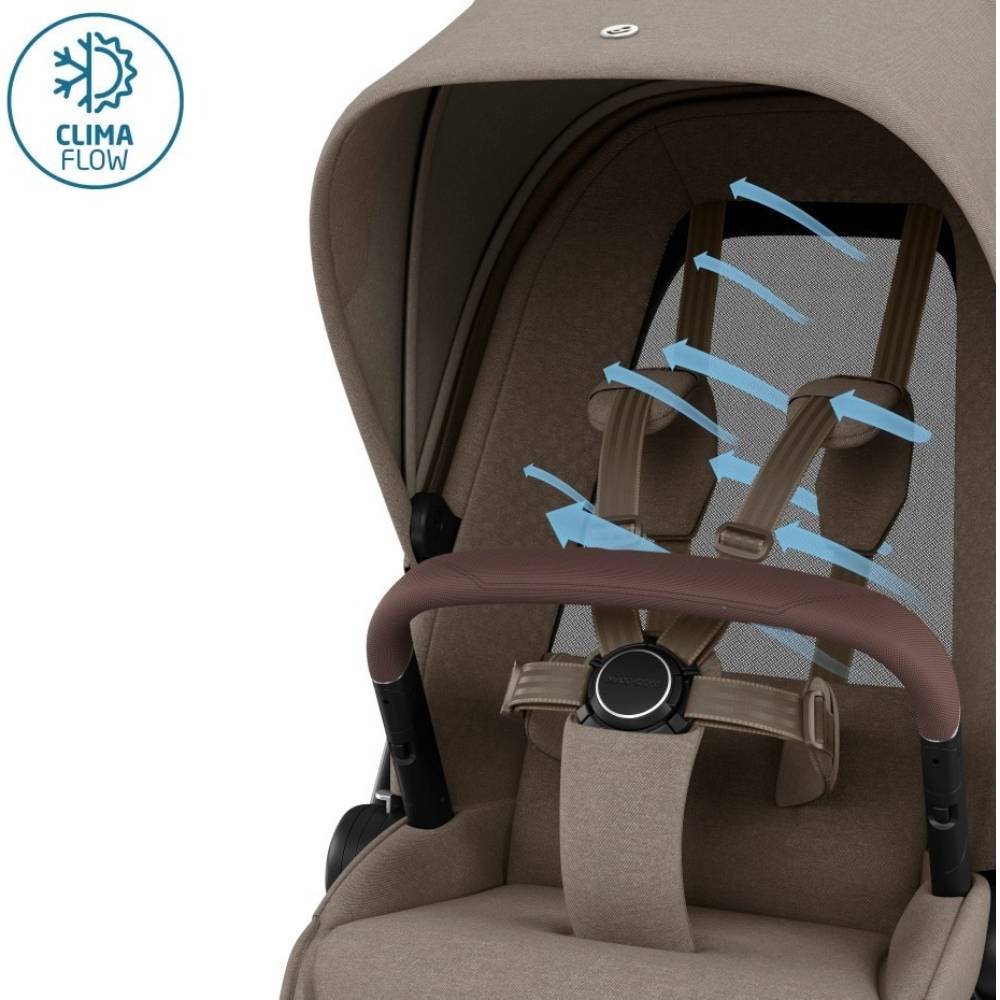Фото Коляска прогулочная MAXI-COSI FAME Twillic Truffle (1122470110)