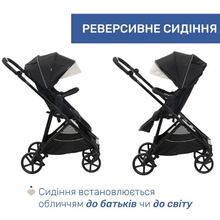 Коляска универсальная 2 в 1 CHICCO Seety Black (87097.07.01)