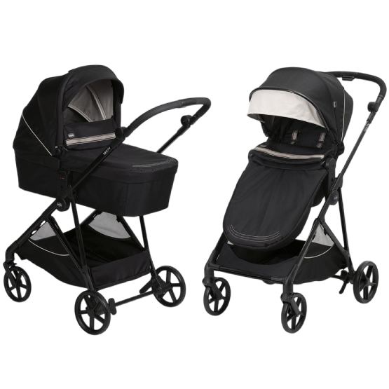 Коляска универсальная 2 в 1 CHICCO Seety Black (87097.07.01)