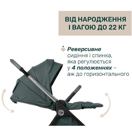 Фото 15 Коляска универсальная 2 в 1 CHICCO Bellagio Green (87136.33.01)