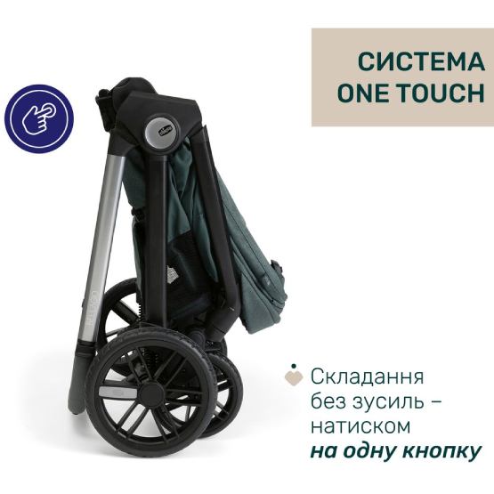 Обзор Коляска универсальная 2 в 1 CHICCO Bellagio Green (87136.33.01)