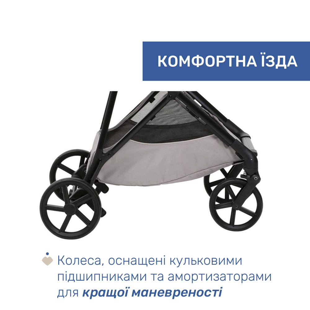 Коляска універсальна CHICCO Seety 2 в 1 Grey (87097.53.01) Стать для дівчаток