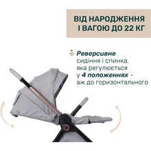 Коляска универсальная 2 в 1 CHICCO Bellagio Light Gray (87136.40.01)