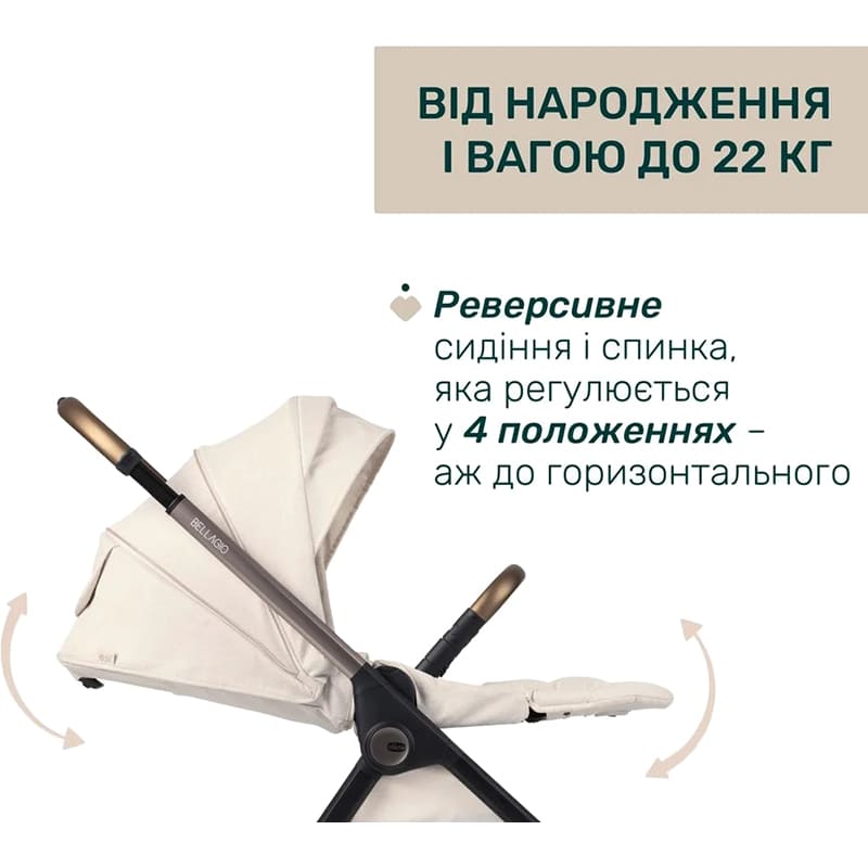 Фото 14 Коляска универсальная 2 в 1 CHICCO Bellagio Beige (87136.50.01)