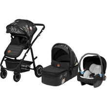 Коляска универсальная LIONELO AMBER 3 LOVIN 3 в 1 Black (LO-AMBER 3 LOVIN)