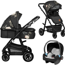 Коляска универсальная LIONELO AMBER 3 LOVIN 3 в 1 Black (LO-AMBER 3 LOVIN)