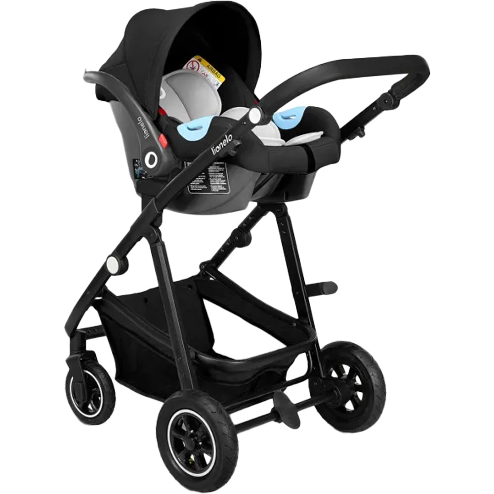 Внешний вид Коляска универсальная LIONELO AMBER 3 DREAMIN 3 в 1 Black (LO-AMBER 3 DREAMIN)