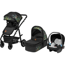 Коляска универсальная LIONELO AMBER 3 DREAMIN 3 в 1 Black (LO-AMBER 3 DREAMIN)