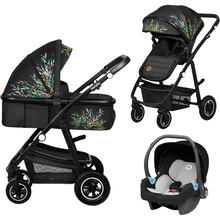 Коляска универсальная LIONELO AMBER 3 DREAMIN 3 в 1 Black (LO-AMBER 3 DREAMIN)