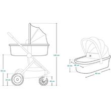 Коляска универсальная 2 в 1 LIONELO AMBER 2 LOVIN