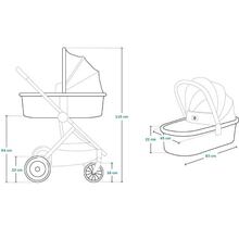Коляска универсальная 2 в 1 LIONELO AMBER 2 DREAMIN