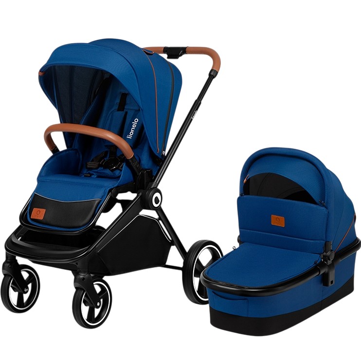 Візок універсальний 2 в 1 LIONELO MIKA BLUE NAVY (LO-MIKA 2IN1 BLUE NAVY)