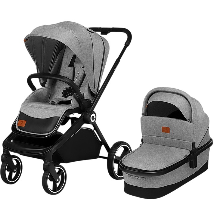 Коляска универсальная 2 в 1 LIONELO MIKA GREY STONE (LO-MIKA 2IN1 GREY STONE)