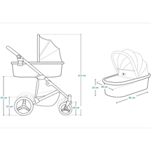 Коляска Lionelo Mari Tour 2 in 1 Black Onyx