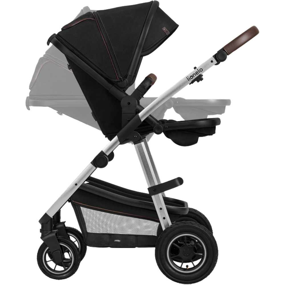 Зображення Візок універсальний LIONELO Lionelo AMBER 2 BLACK SILVER 2 в 1