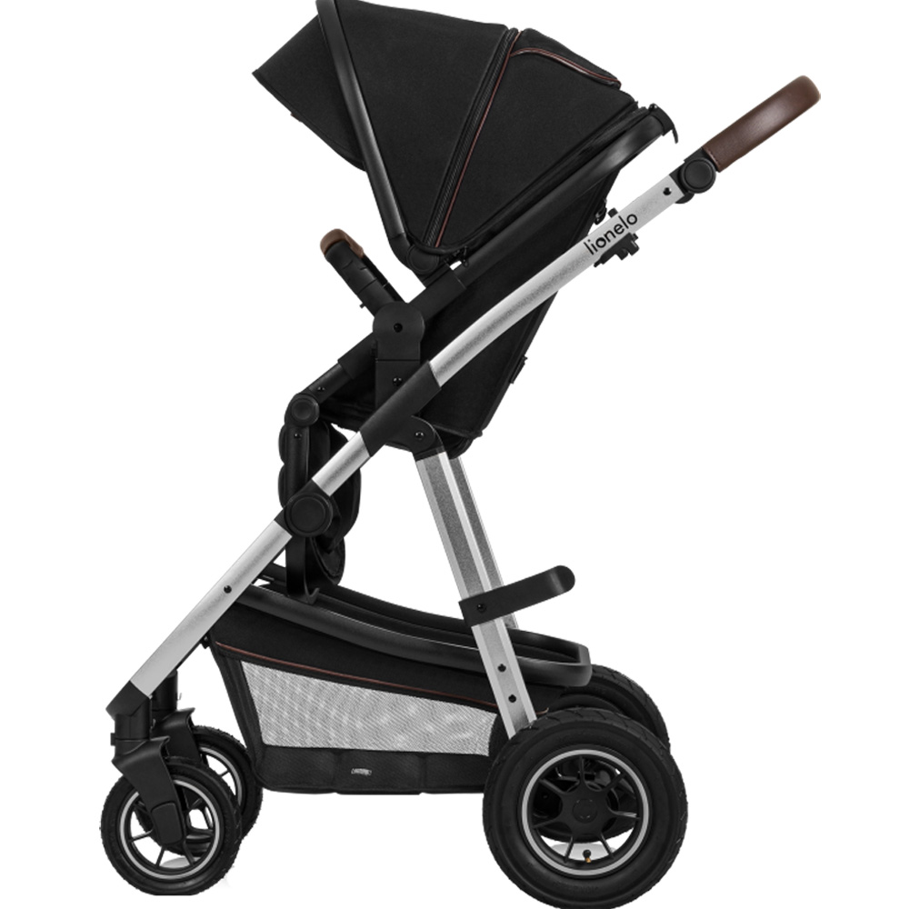 Замовити Візок універсальний LIONELO Lionelo AMBER 2 BLACK SILVER 2 в 1