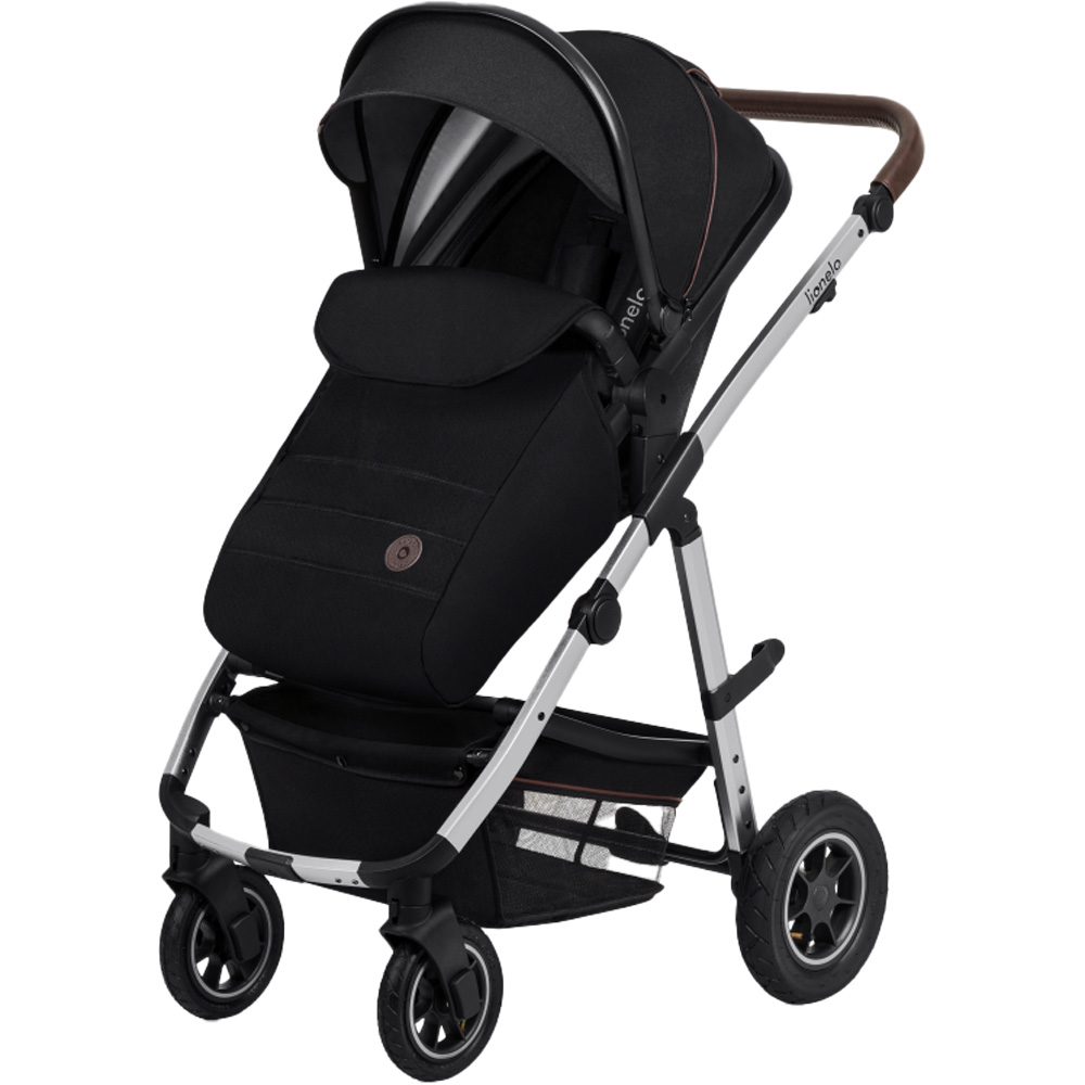 Фото Візок універсальний LIONELO Lionelo AMBER 2 BLACK SILVER 2 в 1