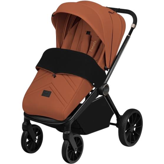 Фото Универсальная коляска LIONELO 3 в 1 MIKA PLUS 3IN1 BROWN RUST (LO-MIKA PLUS 3IN1 BROWN RUST)