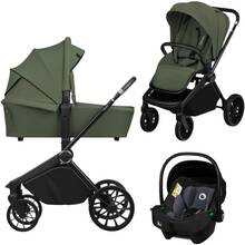 Универсальная коляска LIONELO 3 в 1 MIKA PLUS 3IN1 GREEN OLIVE (LO-MIKA PLUS 3IN1 GREEN OLIVE)