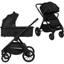 Универсальная коляска LIONELO 2 в 1 LAYLA 2IN1 BLACK ONYX (LO-LAYLA 2IN1 BLACK ONYX)