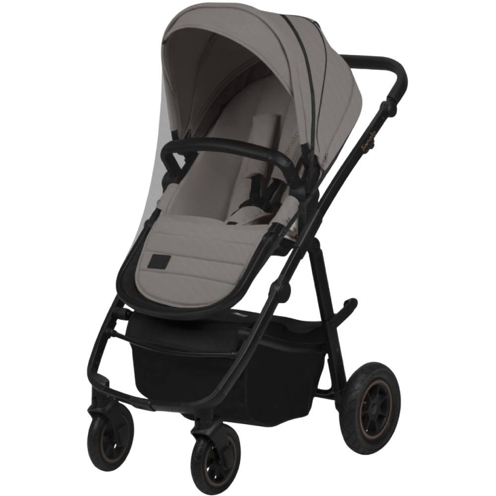 Коляска Lionelo Amber Plus 3 в 1 Beige Sand Пол для девочек