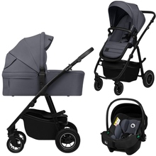 Коляска Lionelo Amber Plus 3 в 1 Grey Graphite