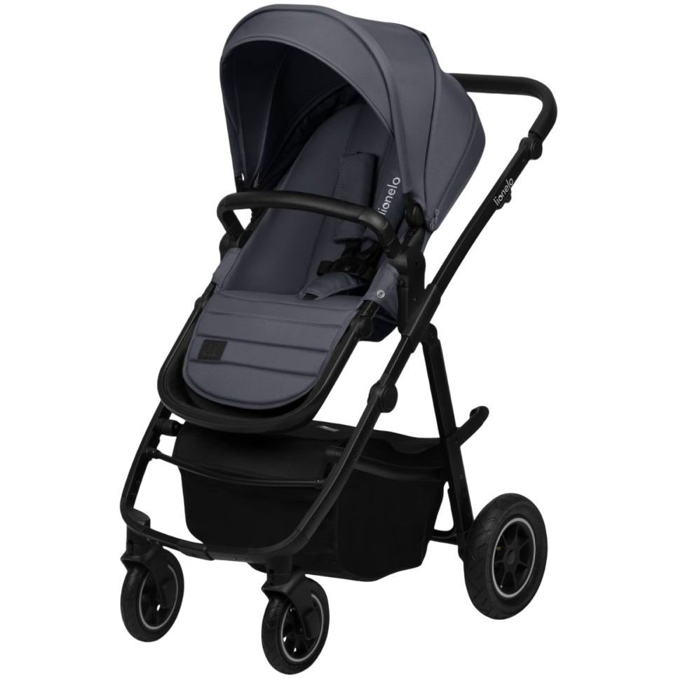 Коляска Lionelo Amber Plus 3 в 1 Grey Graphite Пол для девочек