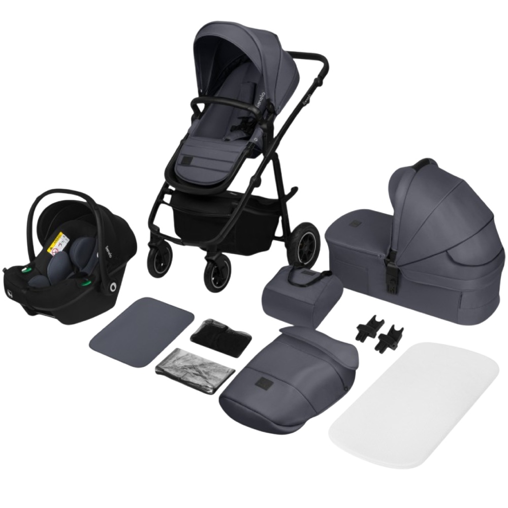 Фото 26 Коляска Lionelo Amber Plus 3 в 1 Grey Graphite