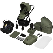Коляска Lionelo Amber Plus 3 в 1 Green Forest