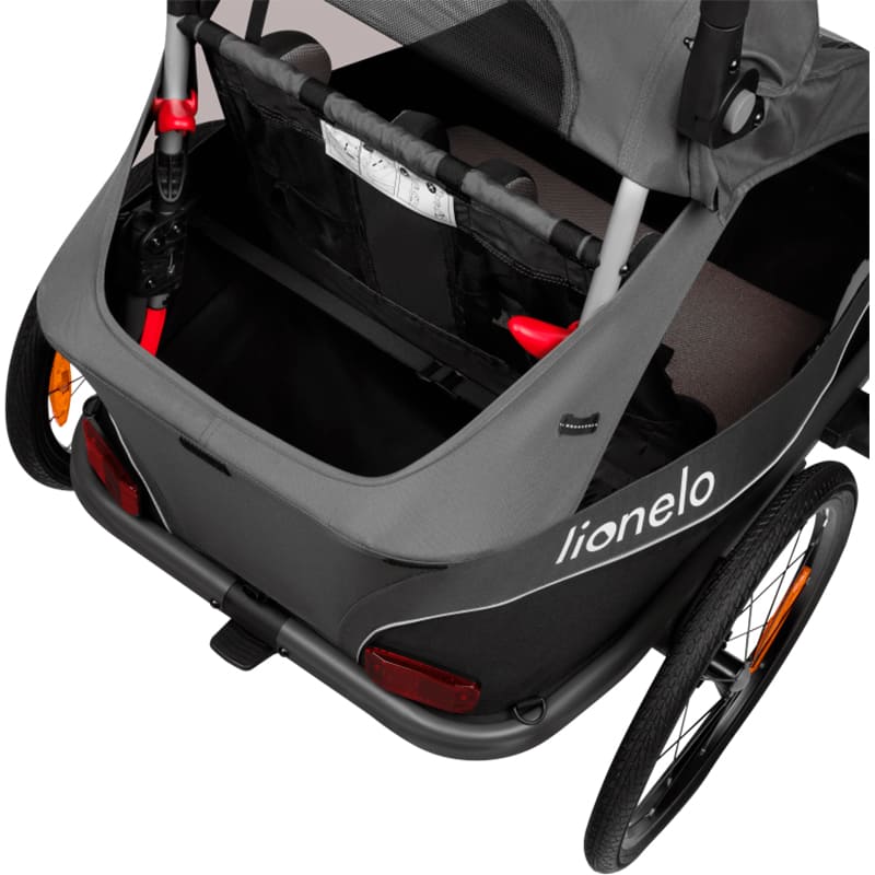 В интернет магазине Велосипедный прицеп с функцией коляски LIONELO Cama Graphite (LO-Cama Graphite)