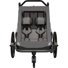 Велосипедный прицеп с функцией коляски LIONELO Cama Graphite (LO-Cama Graphite)