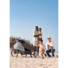 Велосипедный прицеп с функцией коляски LIONELO Cama Graphite (LO-Cama Graphite)