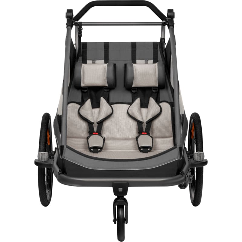 Изображение Велосипедный прицеп с функцией коляски LIONELO Cama Graphite (LO-Cama Graphite)