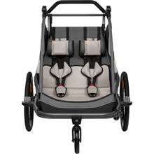 Велосипедный прицеп с функцией коляски LIONELO Cama Graphite (LO-Cama Graphite)