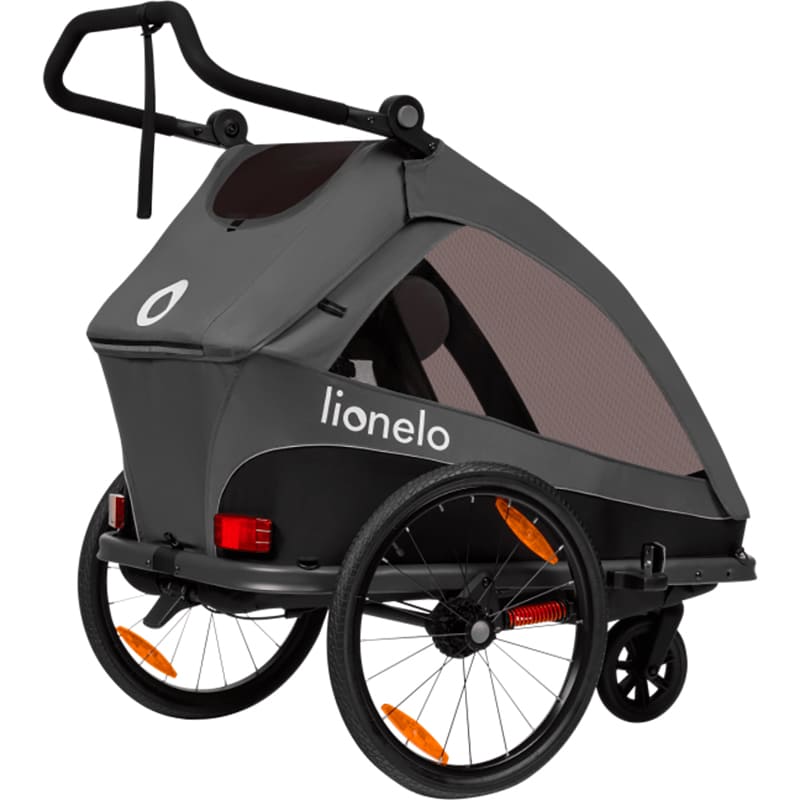 Заказать Велосипедный прицеп с функцией коляски LIONELO Cama Graphite (LO-Cama Graphite)