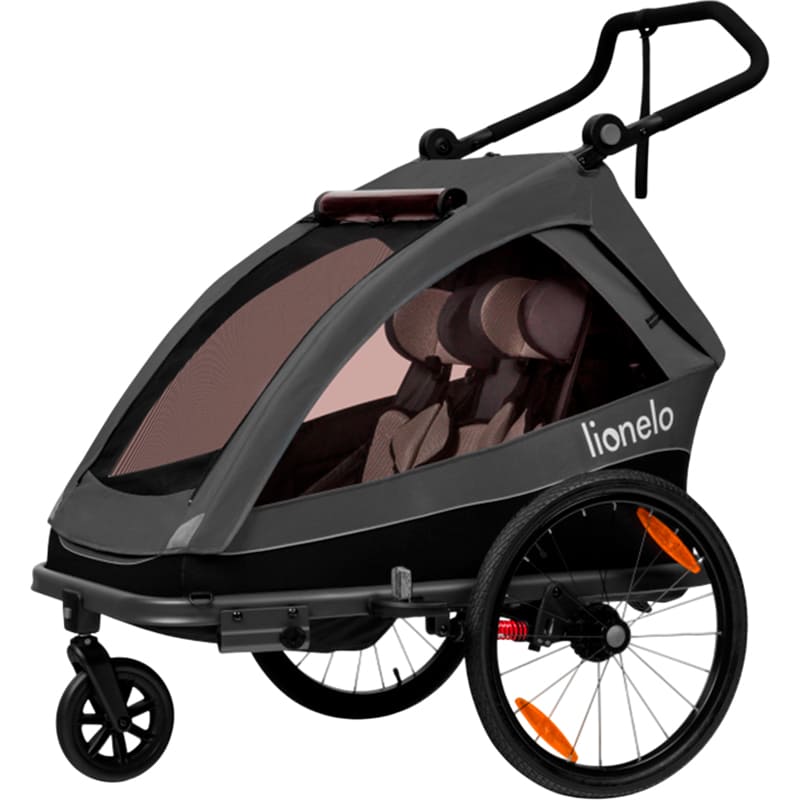 Велосипедный прицеп с функцией коляски LIONELO Cama Graphite (LO-Cama Graphite)