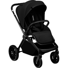 Коляска универсальная 2 в 1 LIONELO Mika Plus 2in1 Black Onyx (LO-MIKA PLUS 2IN1 BLACK ONYX)