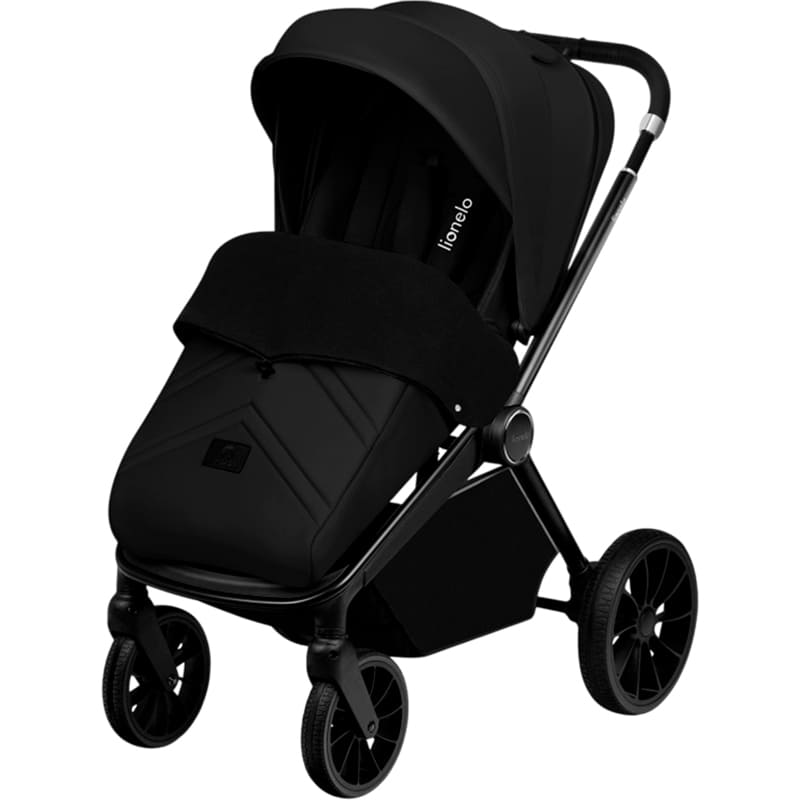 Коляска универсальная 3 в 1 LIONELO Mika Plus 3in1 Black Onyx (LO-MIKA PLUS 3IN1 BLACK ONYX) Пол для девочек