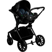 Коляска универсальная 3 в 1 LIONELO Mika Plus 3in1 Black Onyx (LO-MIKA PLUS 3IN1 BLACK ONYX)