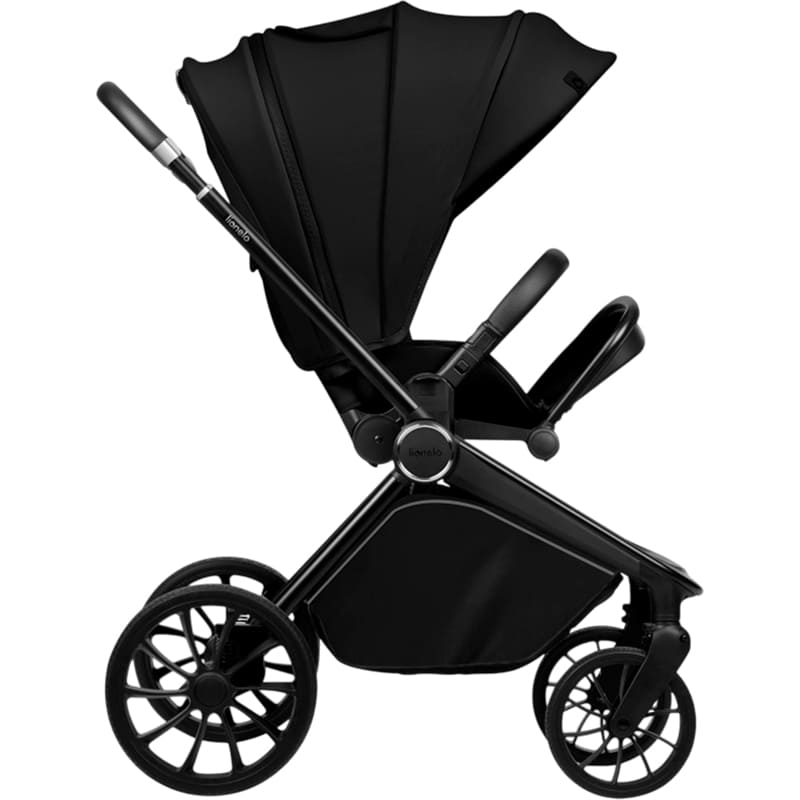 Изображение Коляска универсальная 3 в 1 LIONELO Mika Plus 3in1 Black Onyx (LO-MIKA PLUS 3IN1 BLACK ONYX)