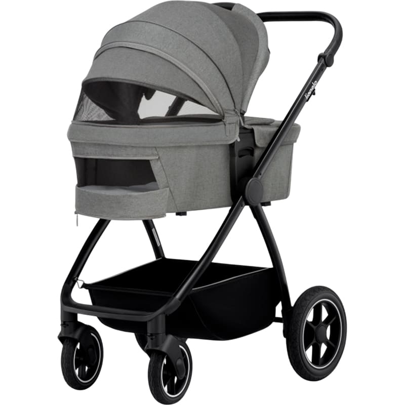 Внешний вид Коляска универсальная 3 в 1 LIONELO Meril 3in1 Grey Stone (LO-MERIL 3IN1 GREY STONE)