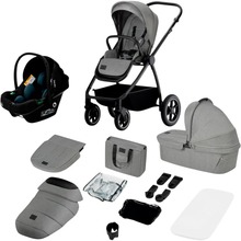 Коляска универсальная 3 в 1 LIONELO Meril 3in1 Grey Stone (LO-MERIL 3IN1 GREY STONE)