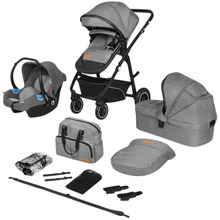 Візок універсальний LIONELO 3 в 1 LIONELO BIANKA 3IN1 GREY STONE