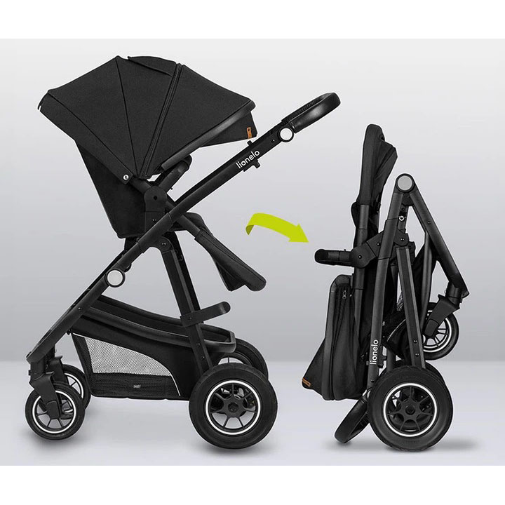 Фото 19 Коляска универсальная LIONELO 3 в 1 BIANKA 3IN1 BLACK ONYX