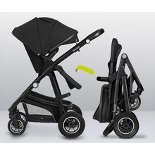 Коляска универсальная LIONELO 3 в 1 BIANKA 3IN1 BLACK ONYX